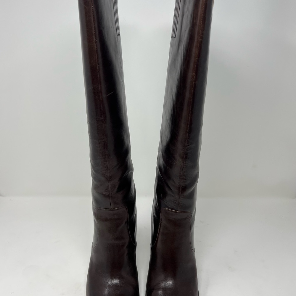 Michael Kors Margaret Leather Boot - Picture 3 of 5